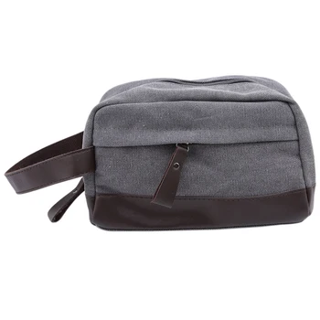 

Portable Cosmetic Bag Storage Bag Best Selling High Quality Zipper Solid men's Travel Cosmetic Bag Wash Makeup Bag