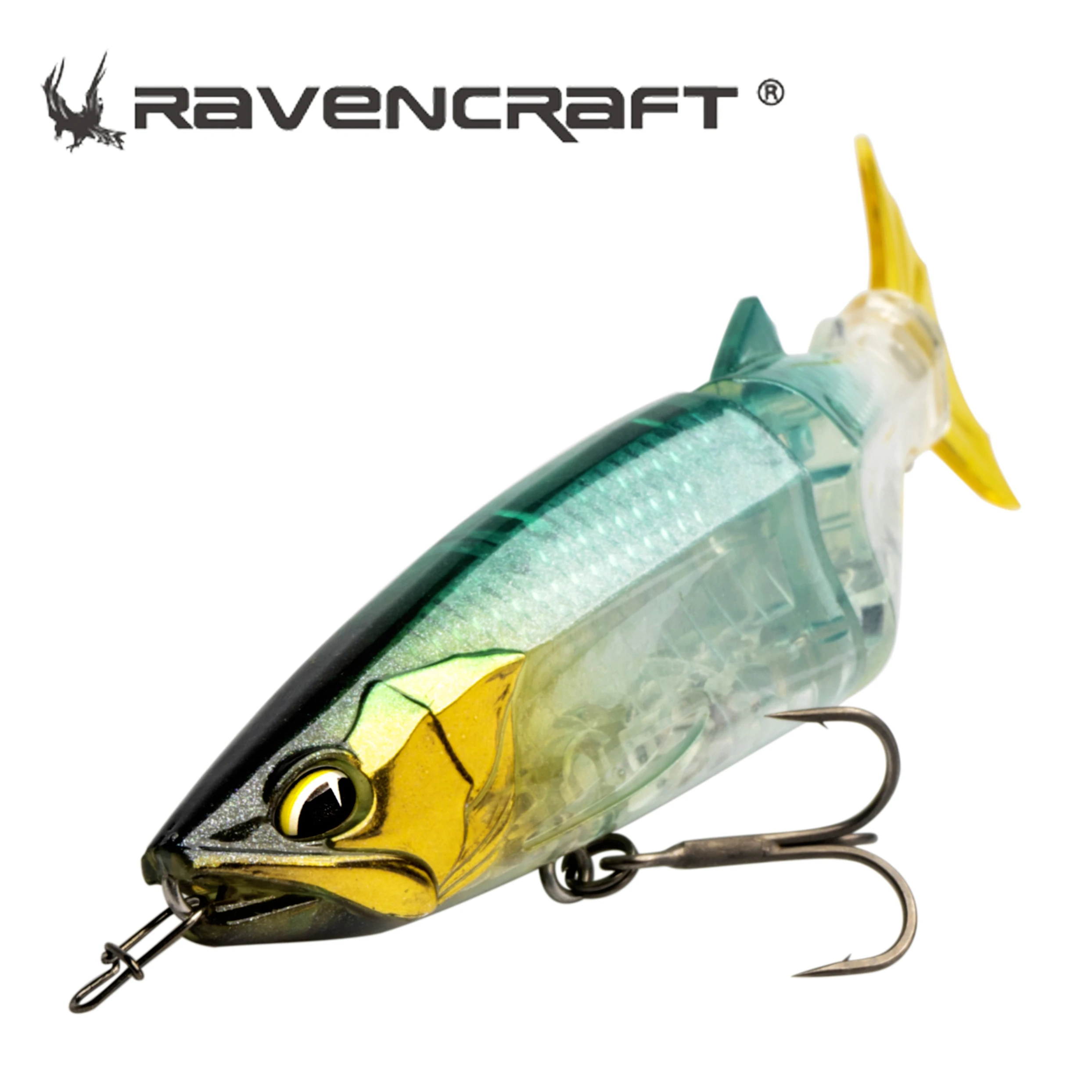 2020 New RAVENCRAFT WHALE-FALL Professional Glide Swimbait Sinking Artificial Jerkbait For Bass Competition Fishing 26g/29g | Спорт и