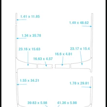 2005 MB Спорт B52 плавание шаг и задняя палубная площадка лодка EVA Тиковый настил 1/" 6 мм