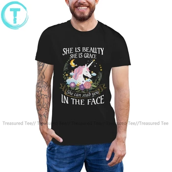 

Unicorn T Shirt Funny Unicorn T-Shirt Short-Sleeve 100 Percent Cotton Tee Shirt Funny Streetwear Tshirt