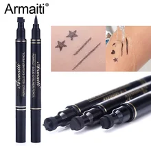 Armaiti Водостойкий карандаш для глаз ручка с Луной Сердце Звезда штамп глаза макияж жидкая подводка для глаз карандаш печать стойкая косметика