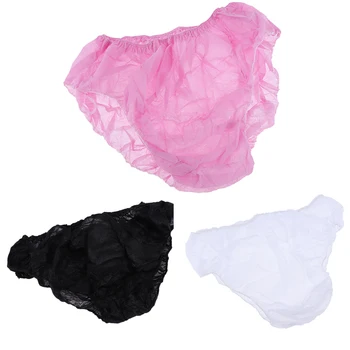 

50 PCS Disposable Non Woven Panties LadIes/Girls/Women Underwear Briefs Kits