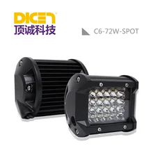 72WLED длинные Подсветка внедорожник модифицированный Автомобильный потолочный плафон за пределами Китая склад распределения местных прямые волосы ген