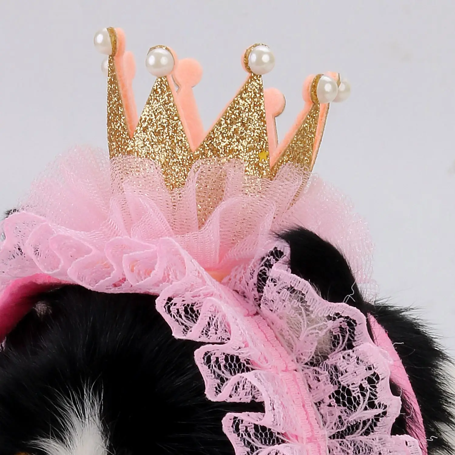 1pc Pet Hat Creative Lovely Lace Heart Pet Headband Pet Costume Hat For Cats Puppies Party Dress Up Pet Supplies 3 Styles