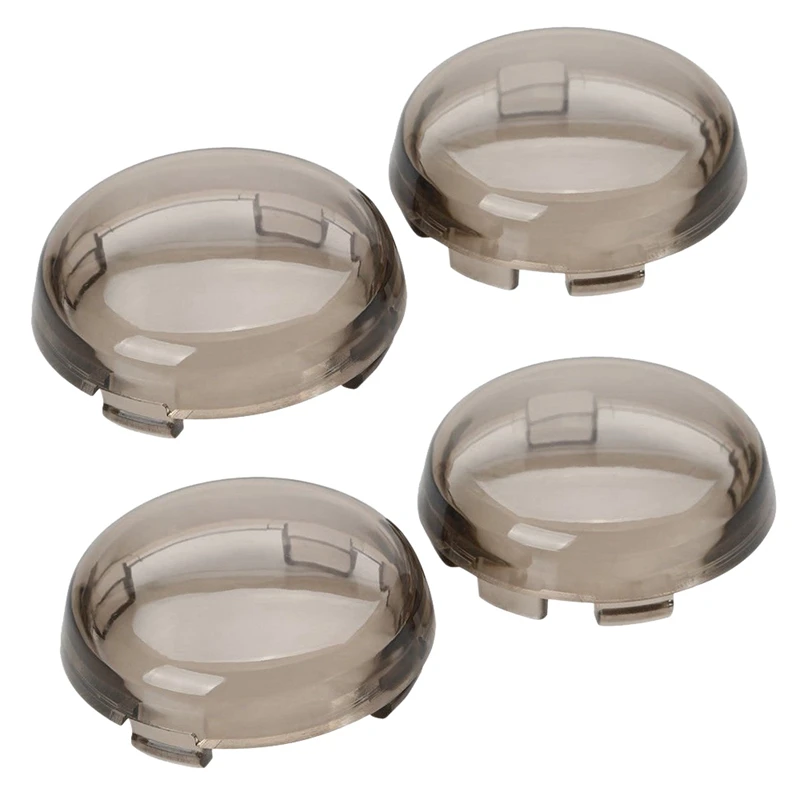 

Smoked Turn Signal Lens Covers Lenses For Harley-Davidson Pack Of 4