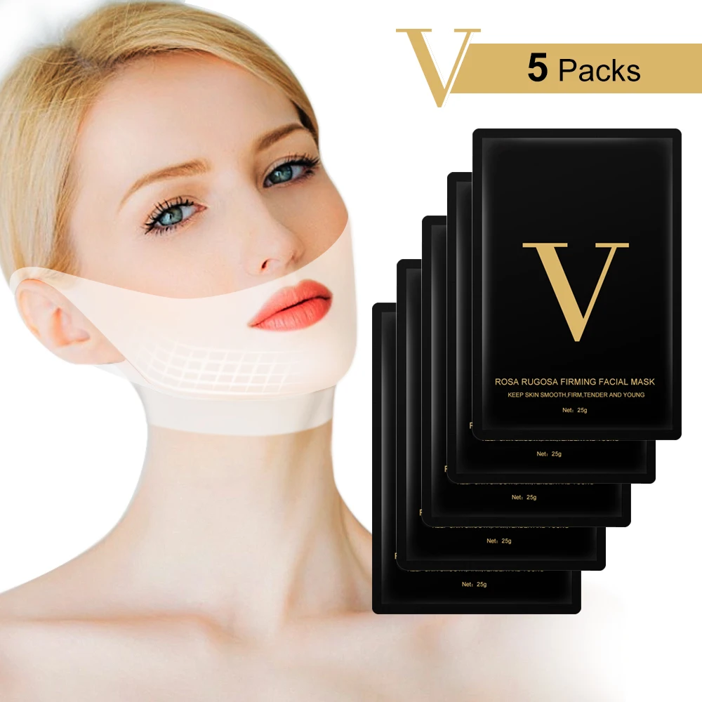 5pcs/lot Face Lifting V Mask for Chin Miracle V Shape Slim collagen