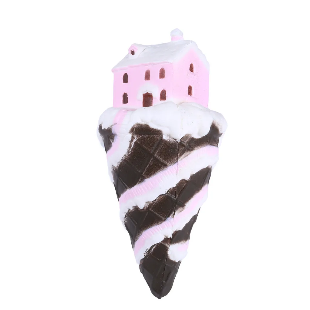 ice Cream House Gifts Soft Slow Rising Squeeze Toy Simulation of slow rebound decompression toy birthday gift #A