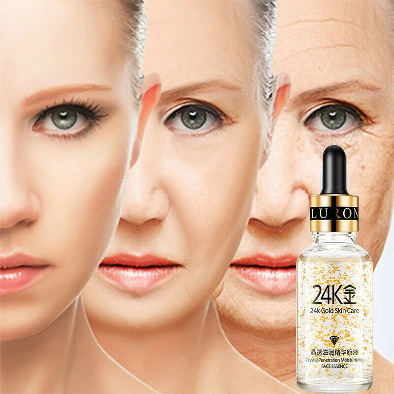 

24K Essence Liquid Moisturizing Nourishing Anti Aging Skin Tightening Essence MH88