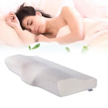 

Memory Foam Bedding Pillow Neck protection Slow Rebound Memory Foam Butterfly Shaped Pillow Health Cervical Neck size in 50*30CM