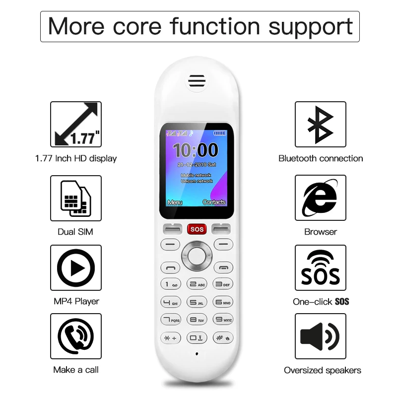 Мобильный телефон Mafam M30 Bluetooth 5 2 дюйма стереозвук внешний аккумулятор