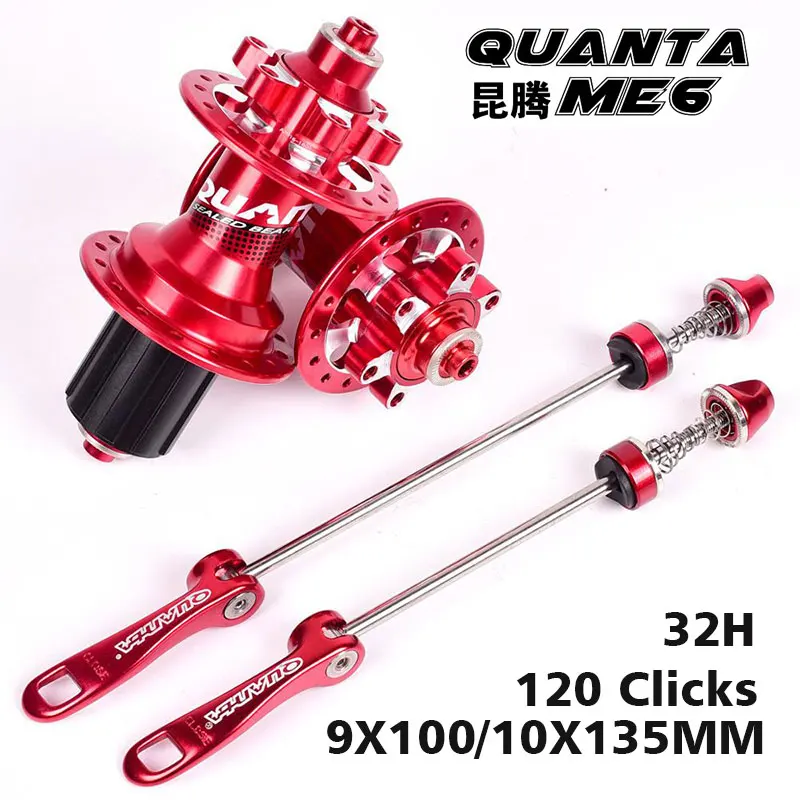 

Bicycle Hub QuanTa mtb bike hub ultralight 32H 9x100mm/10 x 135mm QR Thru 15x100mm/12x142mm axle For 8 9 10 11 Speed