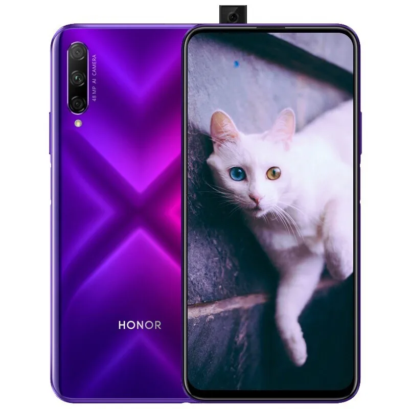 Honor 9X Pro, смартфон, Android 9,0, 8 ГБ ОЗУ, 256 Гб ПЗУ, подъемная камера, 810 МП, NFC, Kirin 6,59, дюйма, мобильный телефон