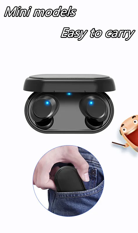 TWS M10 Bluetooth наушники 5,0 спортивные водонепроницаемые музыкальные наушники HIFI Стерео шумоподавление для huawei Xiaomi iPhone