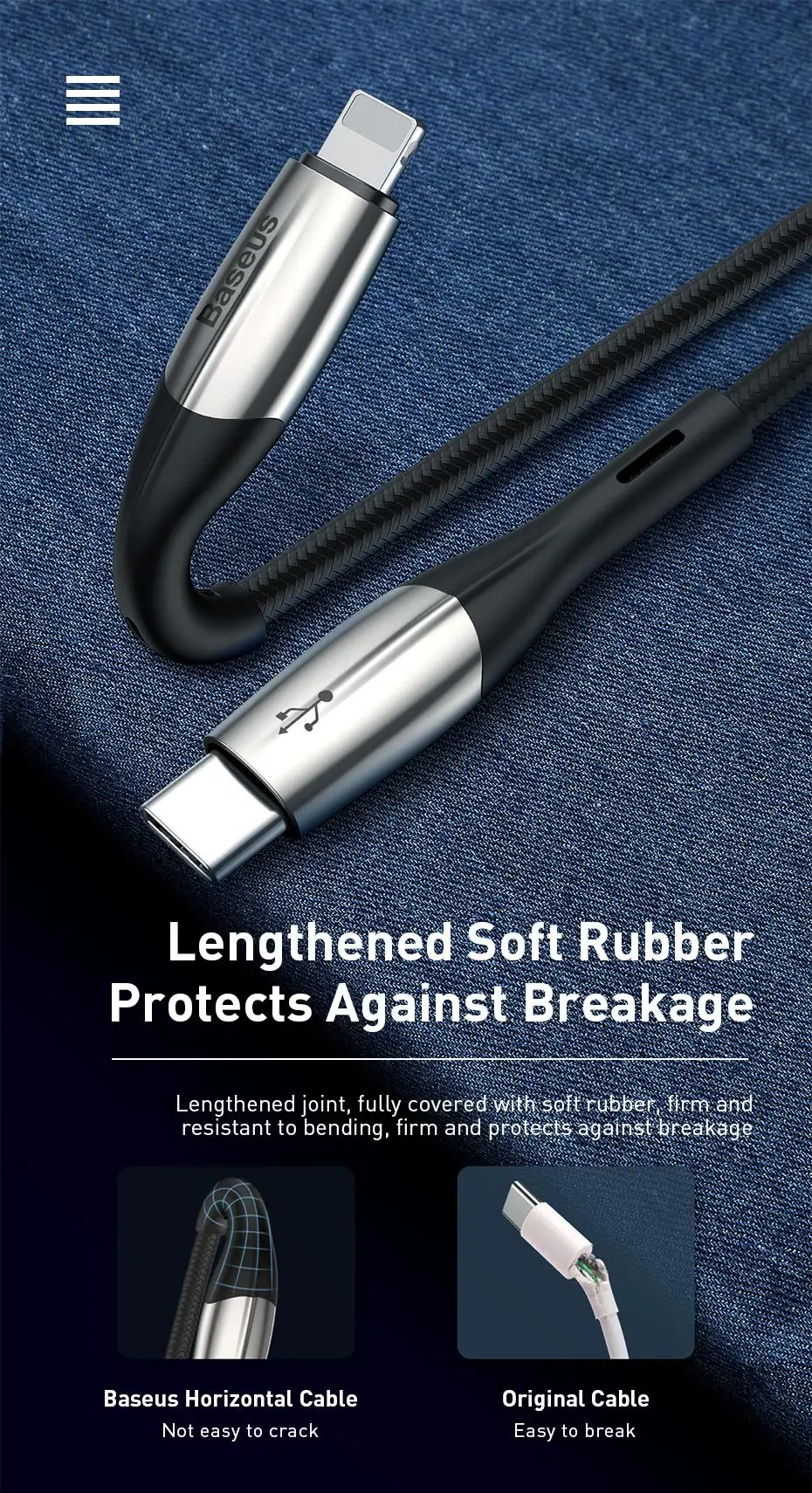 Baseus USB C для Lightning зарядный кабель для iPhone 11 Pro Max XR XS Max USB зарядное устройство 18 Вт PD Быстрая зарядка usb type C кабель