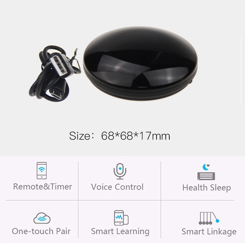FrankEver Smart IR Remote Controller All in One WiFi IR Blaster Controller Universal Repeater Hub Work with Alexa Tuya APP