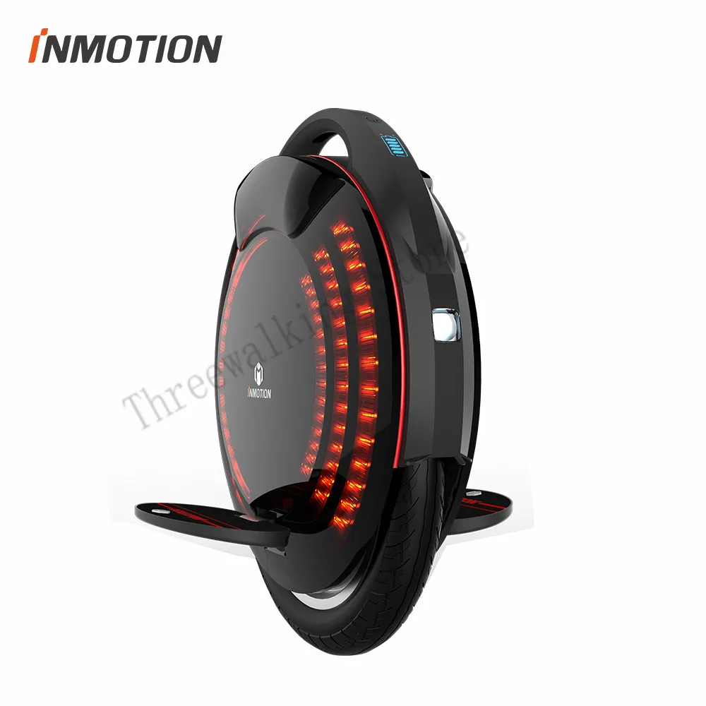 INMOTION, Одноколесный велосипед V8, электрический самокат, самобалансирующийся скутер с декоративными лампами, Одноколесный самокат