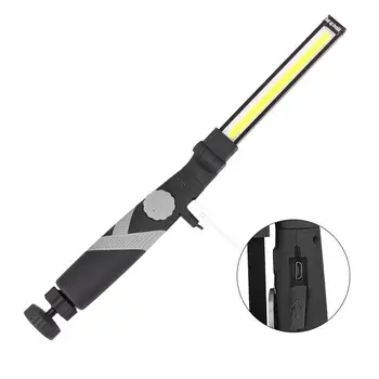 

Protable Spotlight Working Light Rechargeable COB LED Work Light Magnetic Hanging Hook Lamp Outdoor Camping Flashlight Worklight