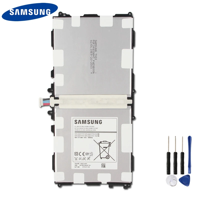 samsung планшет Батарея T8220E для samsung GALAXY Note 10,1 вкладка Pro P600 P601 SM-P605K SM-P607 SM-T520 SM-T525 8220 мА-ч