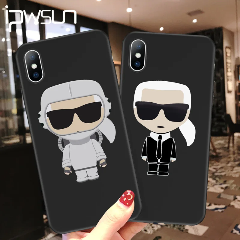 

iPWSOO Cartoon Letter Silicone Phone Case For iPhone 11 Pro Max XR XS X Knockproof For iPhone 7 8 6 6s Plus Soft TPU Cover Coque