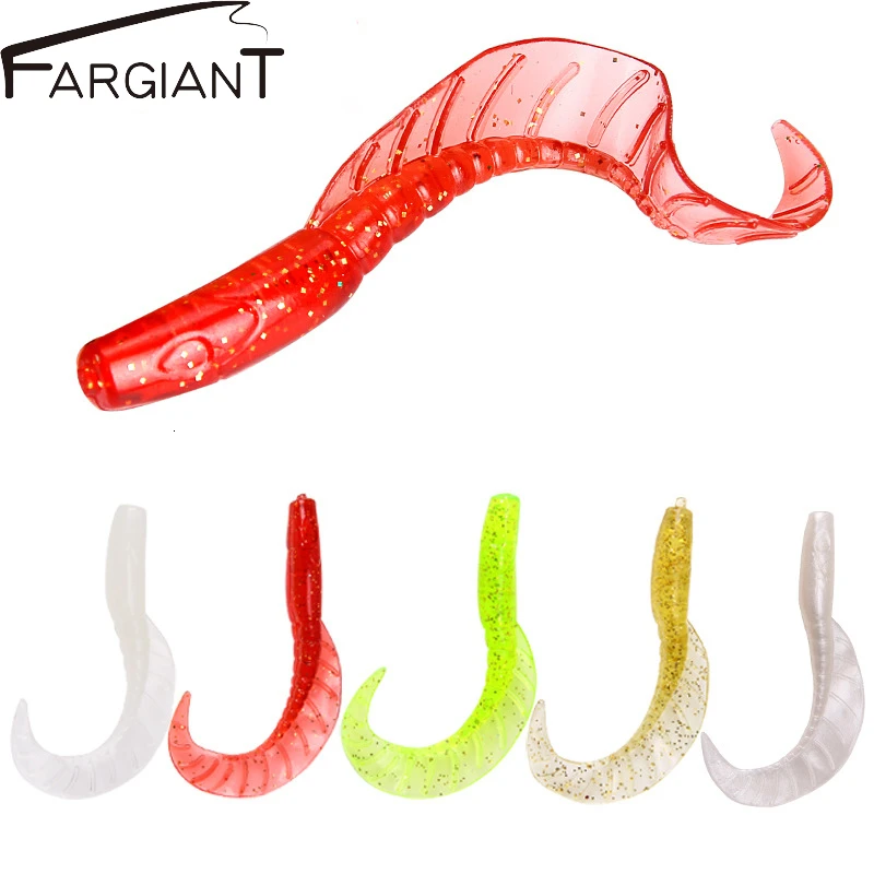 

Fargiant Soft Bait Grub Type Artificial Easy Shiner Jig Buzzbait Texas Fishing Group Fishing Lures 2019 #XY-128
