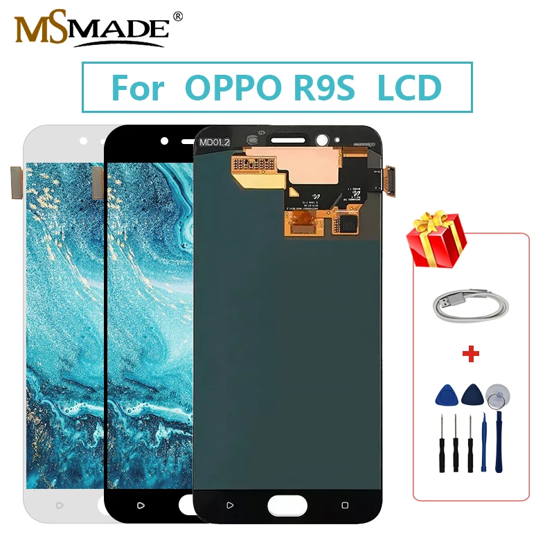 

5.5" For OPPO R9S LCD Display Screen Touch Digitizer Replacement Assembly Parts With Frame For OPPO R9S LCD Screen 1920*1080