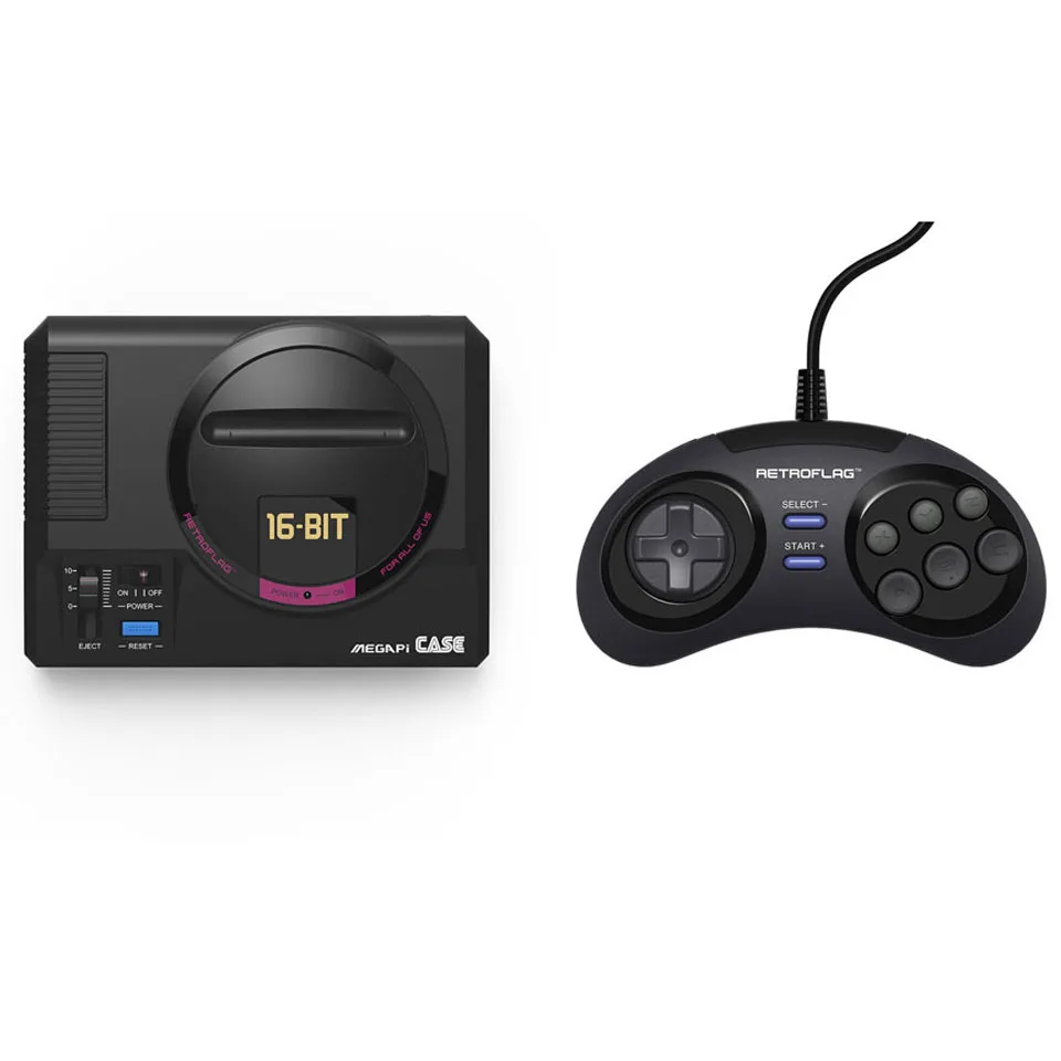 

16-BIT Classic Video Games Box Console Video Game Player for MD MEGAPi CASE Raspberry Pi 3 B+ (B Plus)