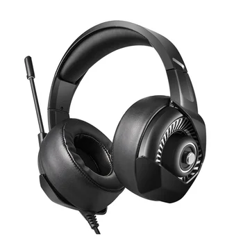 

1 Pc Gaming Headset Cool Light Effect Stereo Wired Noise-Canceling Earphone Headphone with Microphone for Laptop Xbox Computer