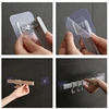 Plastic Wall Hanging Hooks Key Holder Wall Door Clothes Hanger Rack for Bathroom Organizer Save Space Rack 4