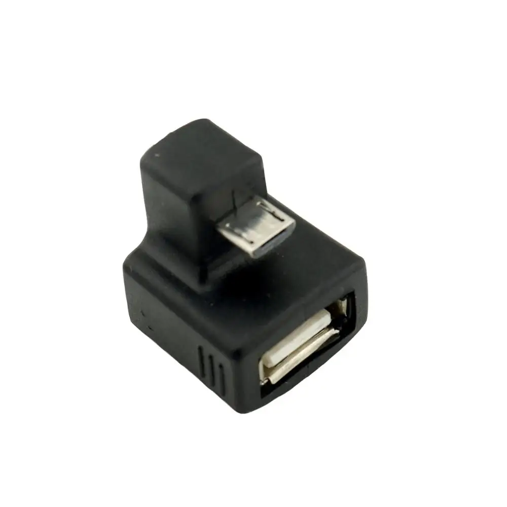 1 шт. Micro USB OTG 180 градусов вниз правый угловой штекер на 2 0 A Женский Разъем |