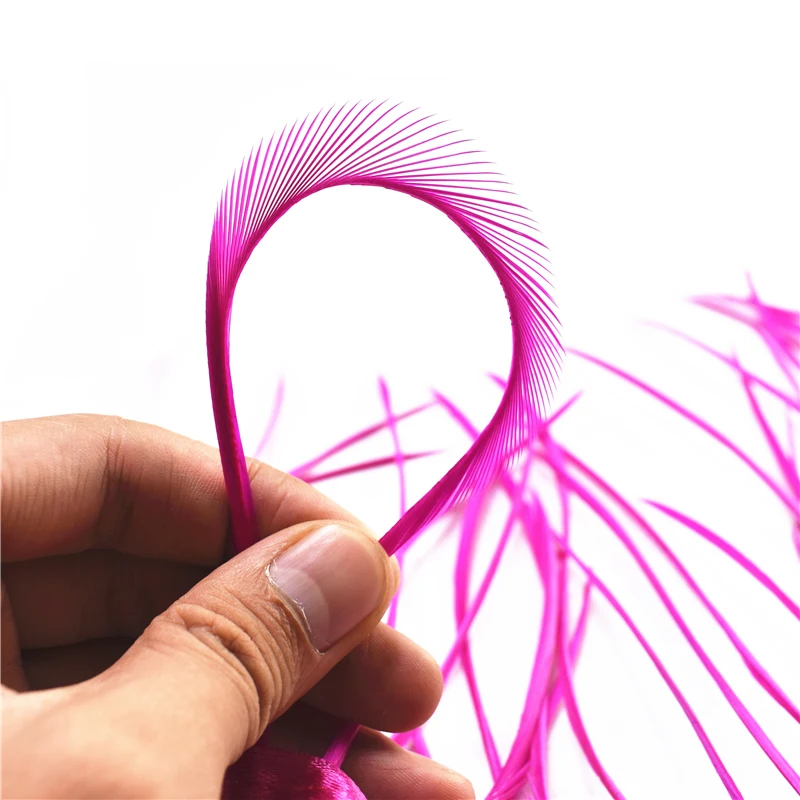 1Meters Pruning Goose Feathers Trims Ribbon Fringe feather trim 6-8