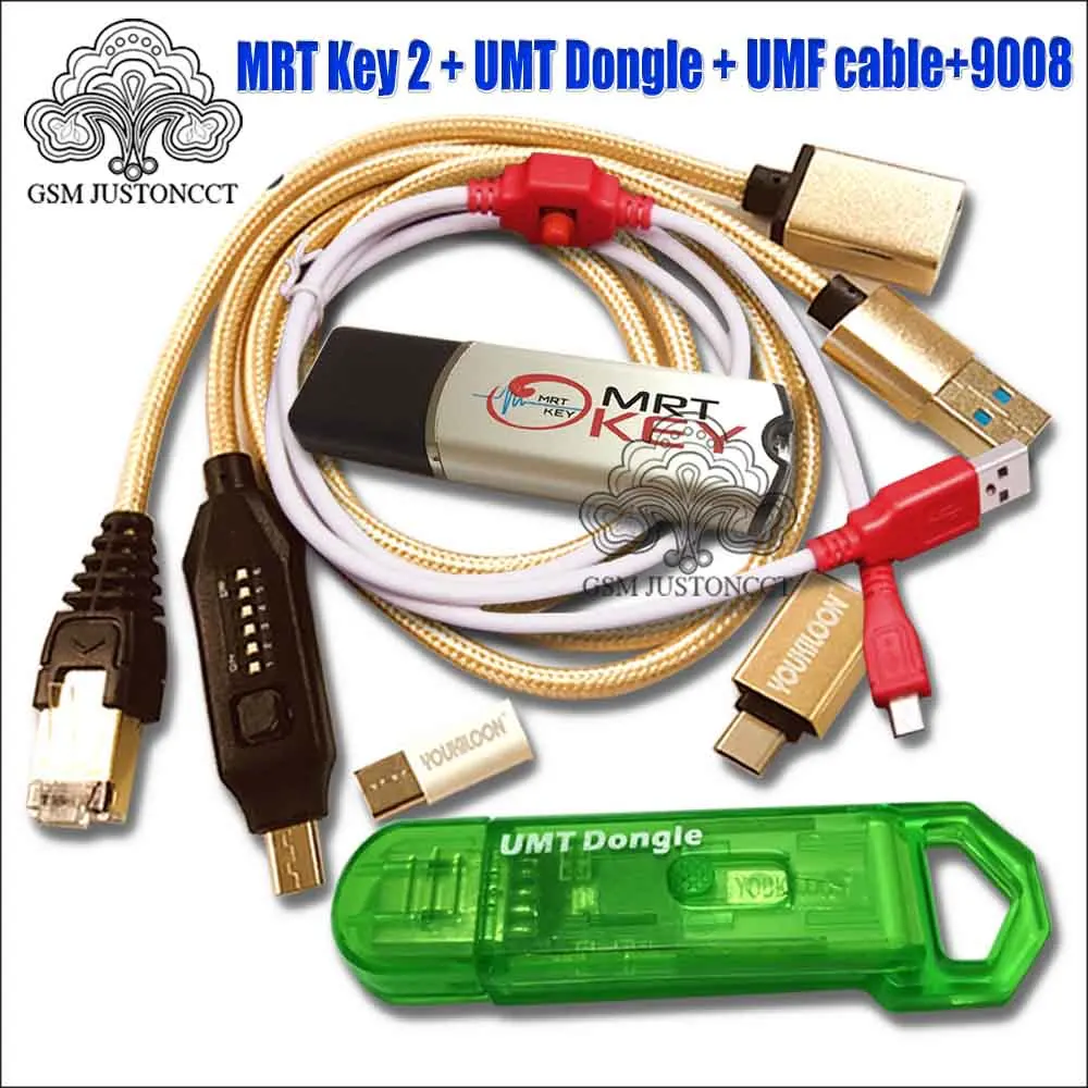 mrt key + UMT DONGLE + umf cable + edl cable - gsmjustoncct -B1