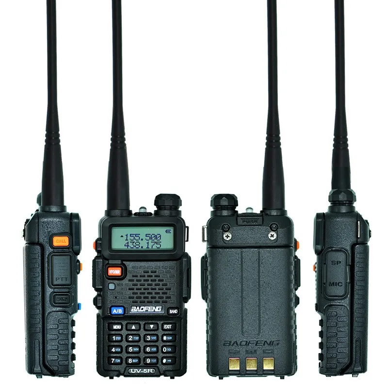 2 шт. Baofeng uv 5r CB радио 3800 мАч VOX 10 км VHF рация двухстороннее радио коммуникатор для Baofeng ham raido uv5r рация