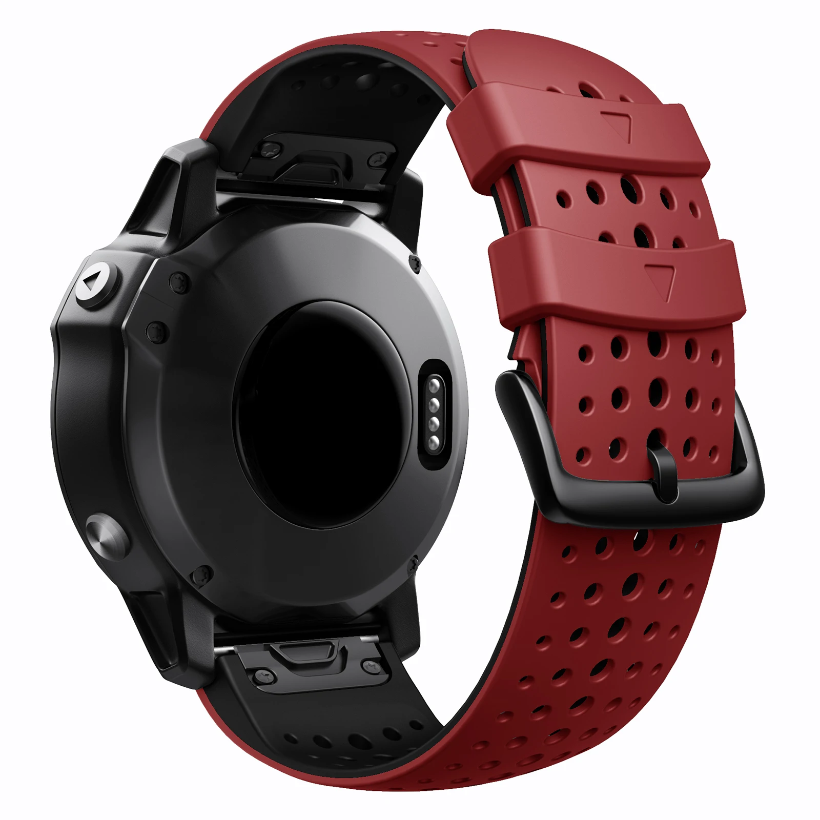 Anbest Cinturino In Silicone Per Garmin Fenix 5X/Fenix 3 26Mm Easy Fit Per Fenix 5X Plus/Fenix 6X/Fenix 6X Pro/2 Delta Px
