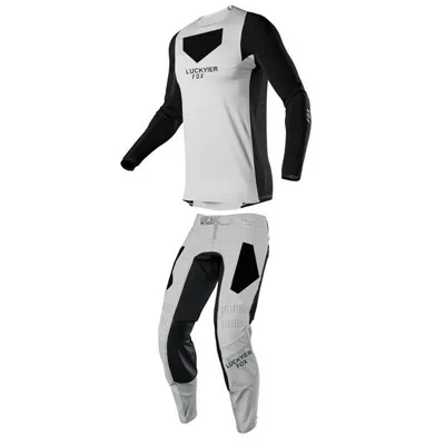 5 LUCKYIER FOX костюм для мотокросса Flexair gear набор Джерси Брюки комбинация MX ATV Dirt Bike внедорожные гонки защитная одежда - Цвет: 5