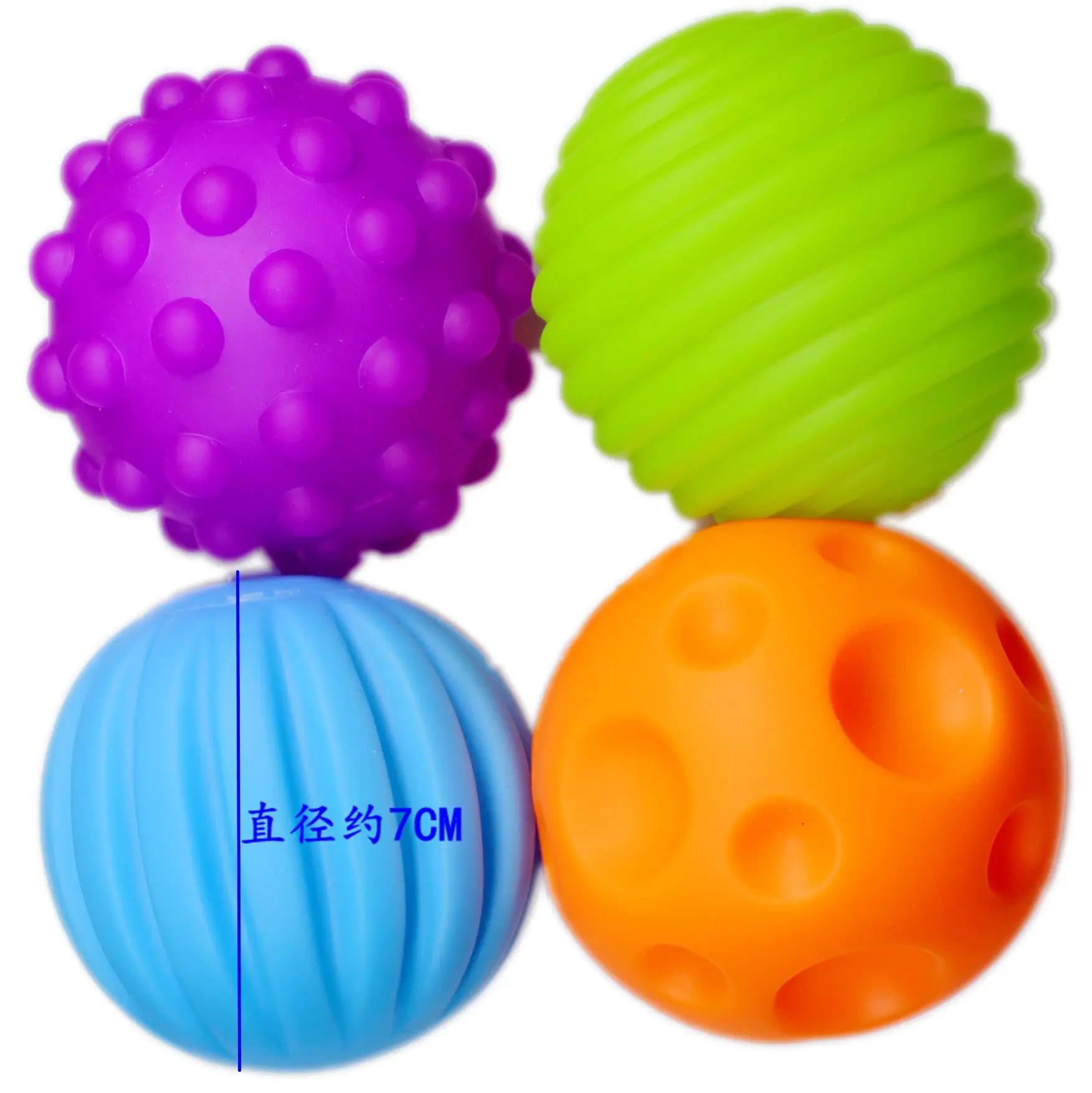 Softballs Hand Ball Tactile Perception Soft Ball BB Ball Baby Toys