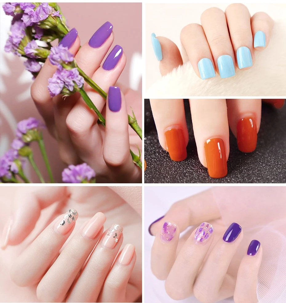 Цветной Гель лак для ногтей Elite99 8 мл отмачиваемый светодиодный рандомный
