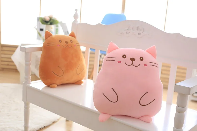 Стиль Милый Печенье кошка станция-подушка Meow