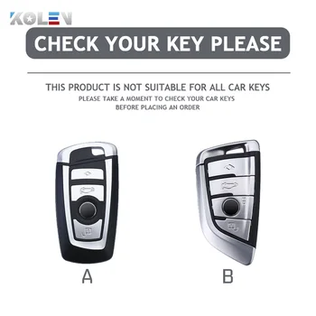 Nuova Tpu Copertura Della Cassa Chiave Dell'automobile Borsette Fob Per BMW 1 3 4 5 7 Serie X1 X3 X5 X6 X7 F30 F34 F10 E34 E36 F20 G01 G05 G20 G30 F15 F16 - Nuova Tpu Copertura Della Cassa Chiave Dell automobile Borsette Fob Per BMW 1 3 4