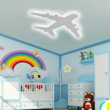 

LED Acrylic Ceiling Light Aircraft Lamp Kids Children Bedroom Dimmable Ceiling Lamp Lighting Fixture Home Decoration 85-265V