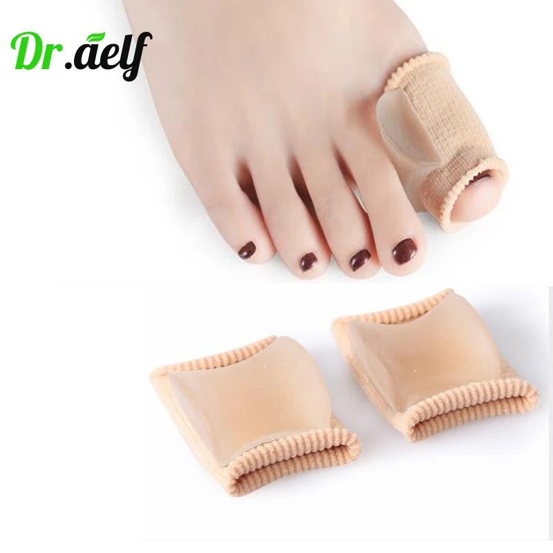 

2PCS Silicone Gel Bunion Toe Correction Hallux Valgus Braces Separator Splint Adjuster Thumb Big Bone Corrector Tube Foot Care