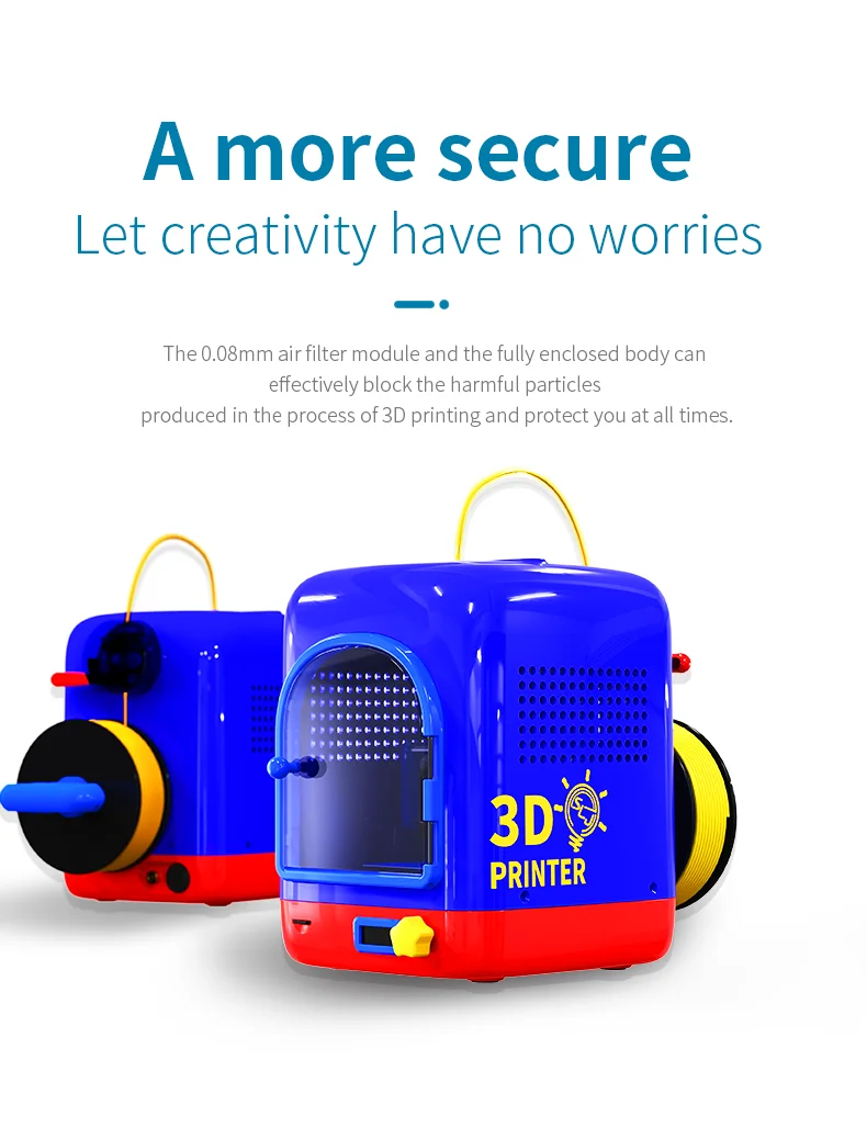 Máquina de Impressão Biganzi Mini Crianças Impressora 3d Presente Estudantes Faça Você Mesmo Impressoras Stampante Drukarka Dropshipping Slj-8080a 8 Impressoras 3D