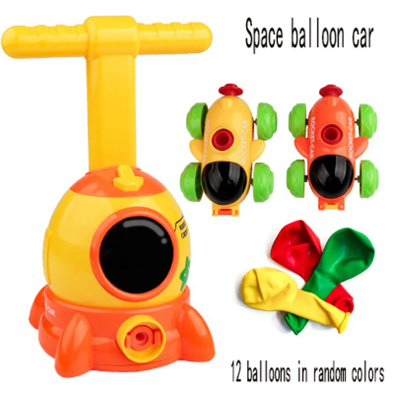 

Aangedreven Ballon Auto Voor Kinderen Gift Puzzel Onderwijs Science Experiment Plezier Inertiële Speelgoed Kids Interactieve