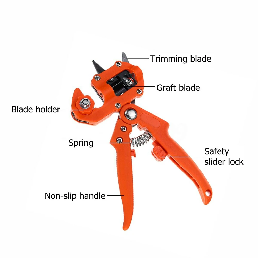 Инструмент для прививки Чоппер садовые ножницы для резки фруктового дерева из нержавеющей стали секатор для домашнего сельского