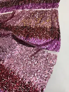 

Embroidered Net Fabric with beads With super Quality DiuDiu-36.6801 African Tulle Lace Fabric For party Dress