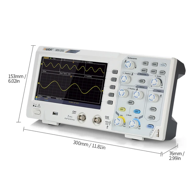 Osciloscopio portátil: SHS1102 - Logicbus