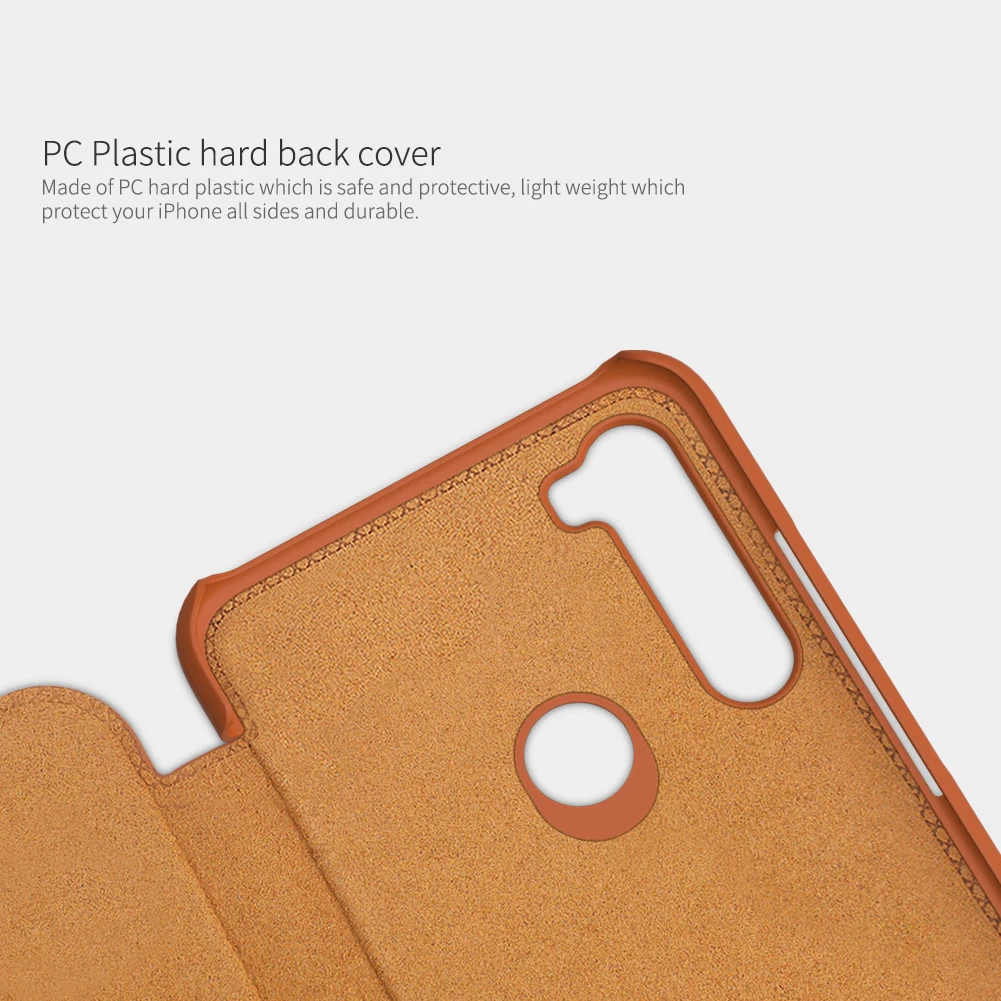 Big Promo jxnGt Redmi Note 8T Case NILLKIN Qin Series PU Leather Flip Cover Case for Xiaomi Redmi Note 8T Note 8 T Note8 T