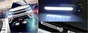 

Wind Powered 8 LED Car DRL Daytime Running Light Fog Warning Auto Head Lamp Power 048W Operating Voltage 8-30V 24 Lumens 8Z