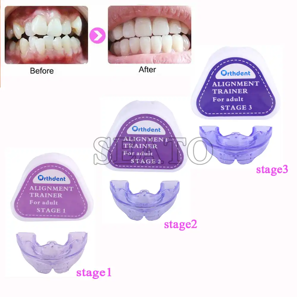 Three Stages Silicone Tooth Invisible Orthodontic Set Dental Appliance
