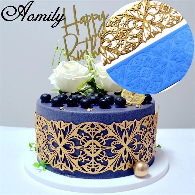 SwirlColor Forma Farfalla pizzo stampo in silicone piccolo torta del fondente di zucchero Fiore Muffa della torta di Natale cottura Stampi decoratin Strumenti