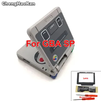 

ChengHaoRan For GameBoy Advance SP Limited Edition Replacement Housing Shell Screen Lens For GBA SP Housing Case Cover w/ Tool